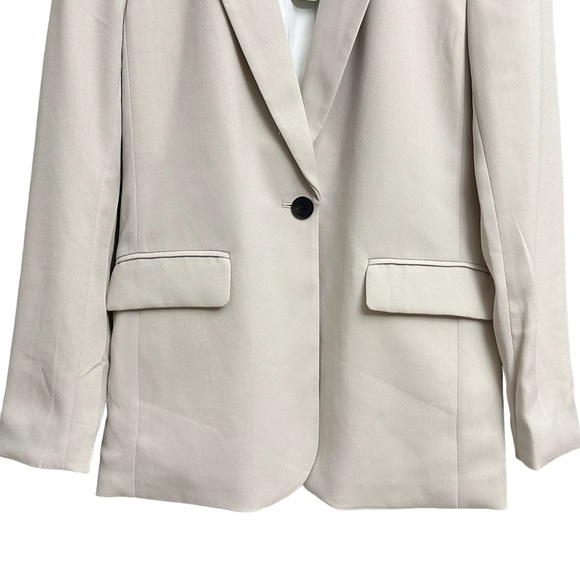 H&M Single-Breasted Jacket in Light Beige - Picture 8 of 10
